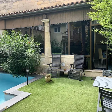 Holiday home Maison Charmante A Avec Piscine Priveea Libourne